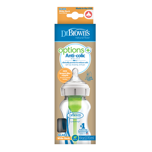 Dr.Brown's 9 oz/270 ml Glass WideNeck Options + Bottle