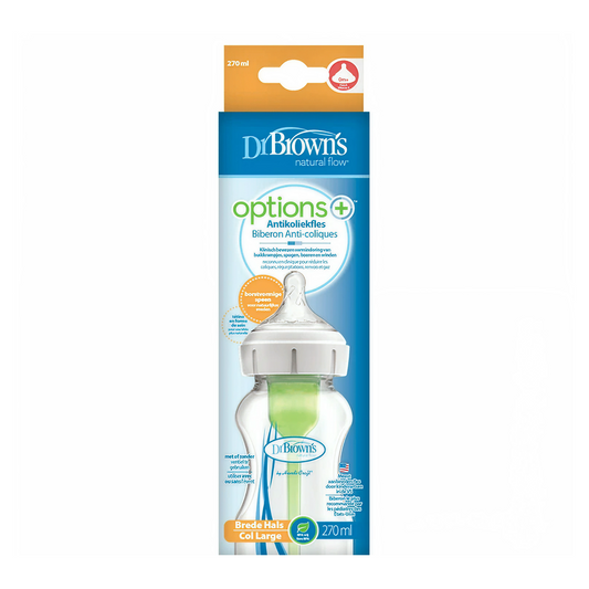 Dr.Brown's 9 oz/270 ml PP WideNeck Options + Bottle