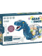 Dinosaur with sounds and lights with transparent case