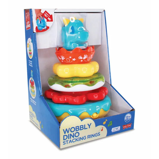 Little Learners Wobbly Dino Stacking Rings