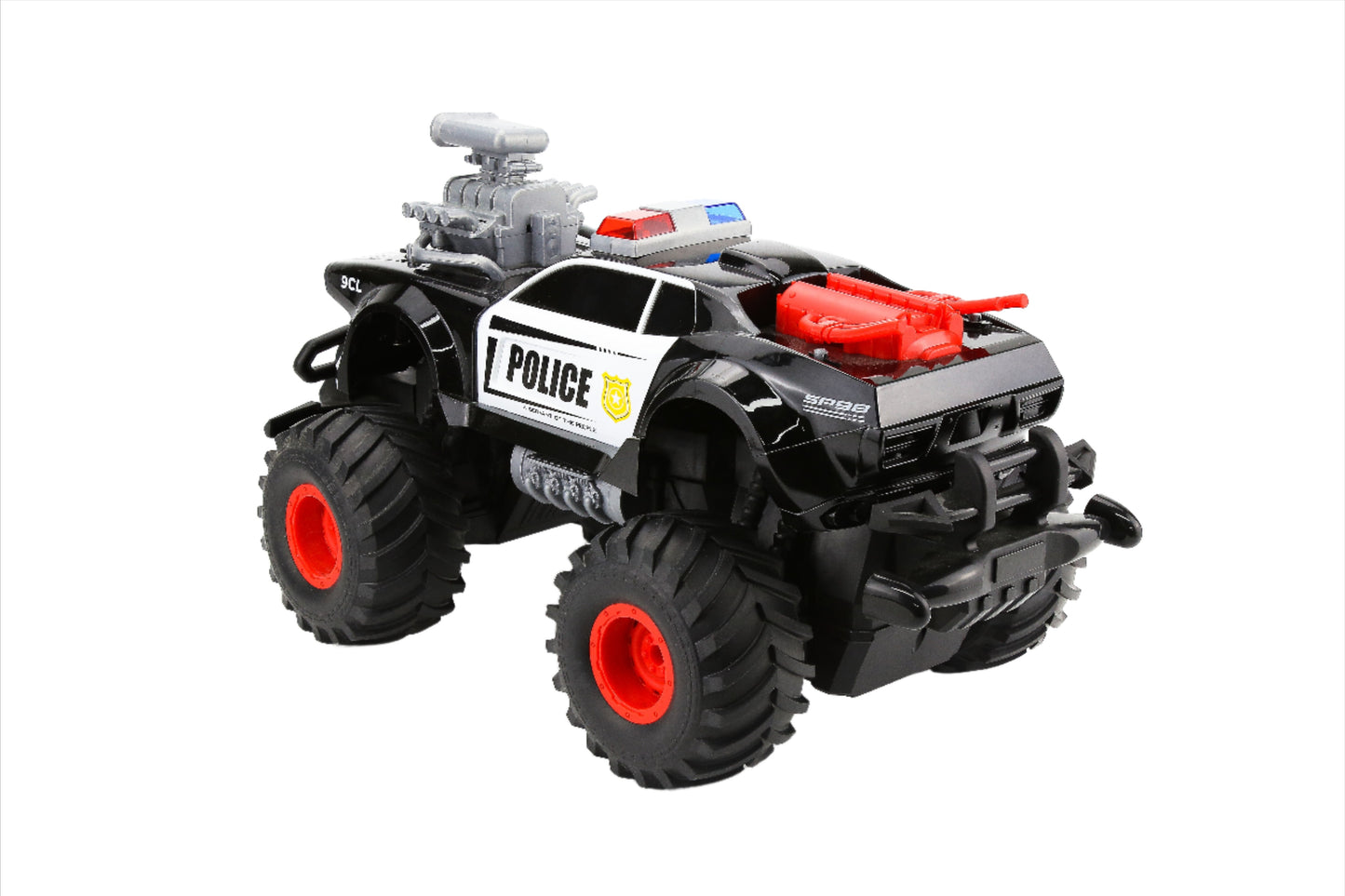 R/C Big Wheel Shaking Police Vehicle