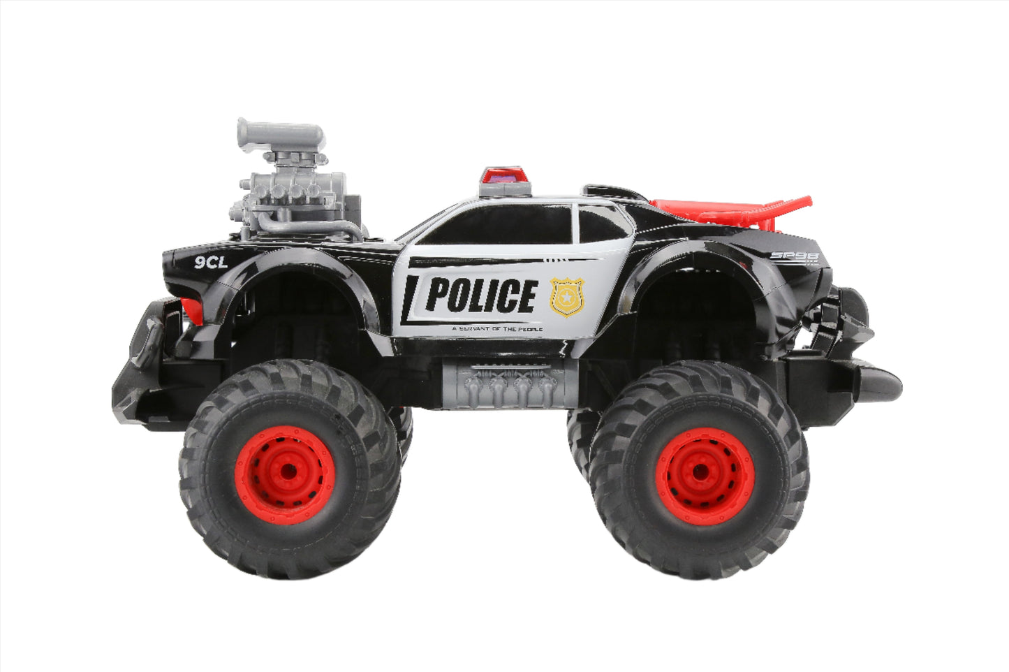 R/C Big Wheel Shaking Police Vehicle