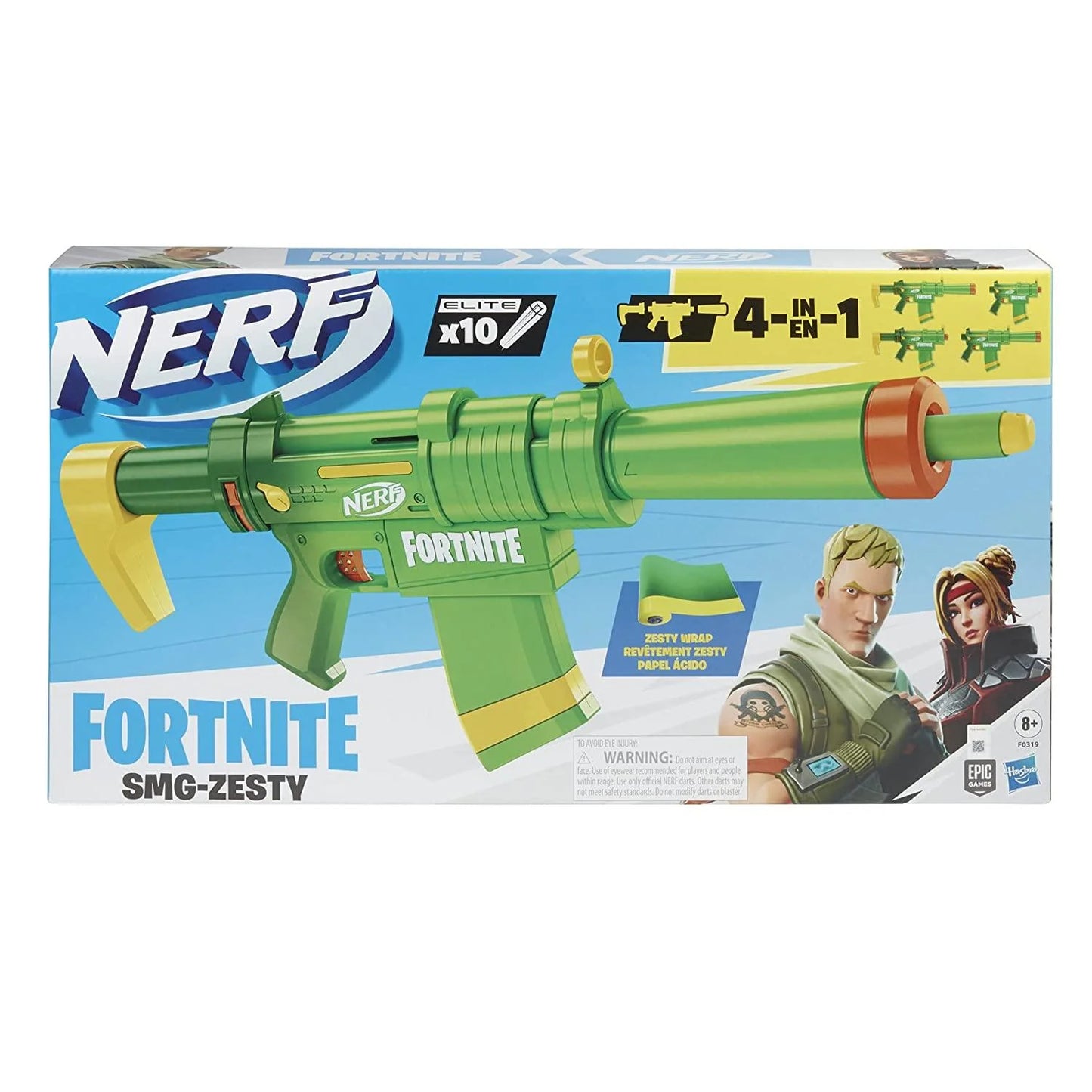 Nerf Fortnite SMG-Zesty Elite Dart Blaster