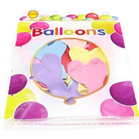 25 PCS Heart balloons.