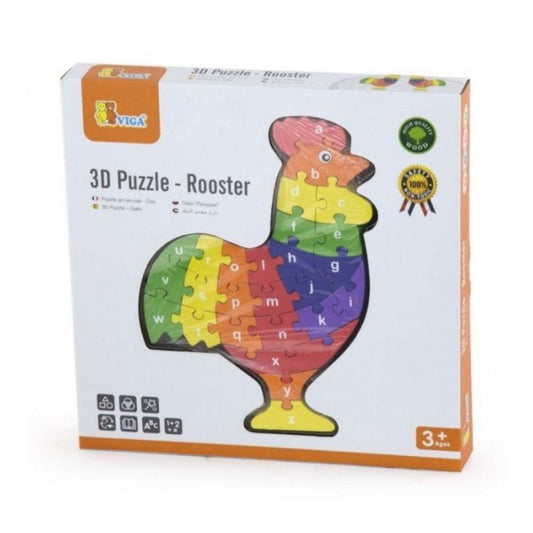 Viga 3D Puzzle - Rooster