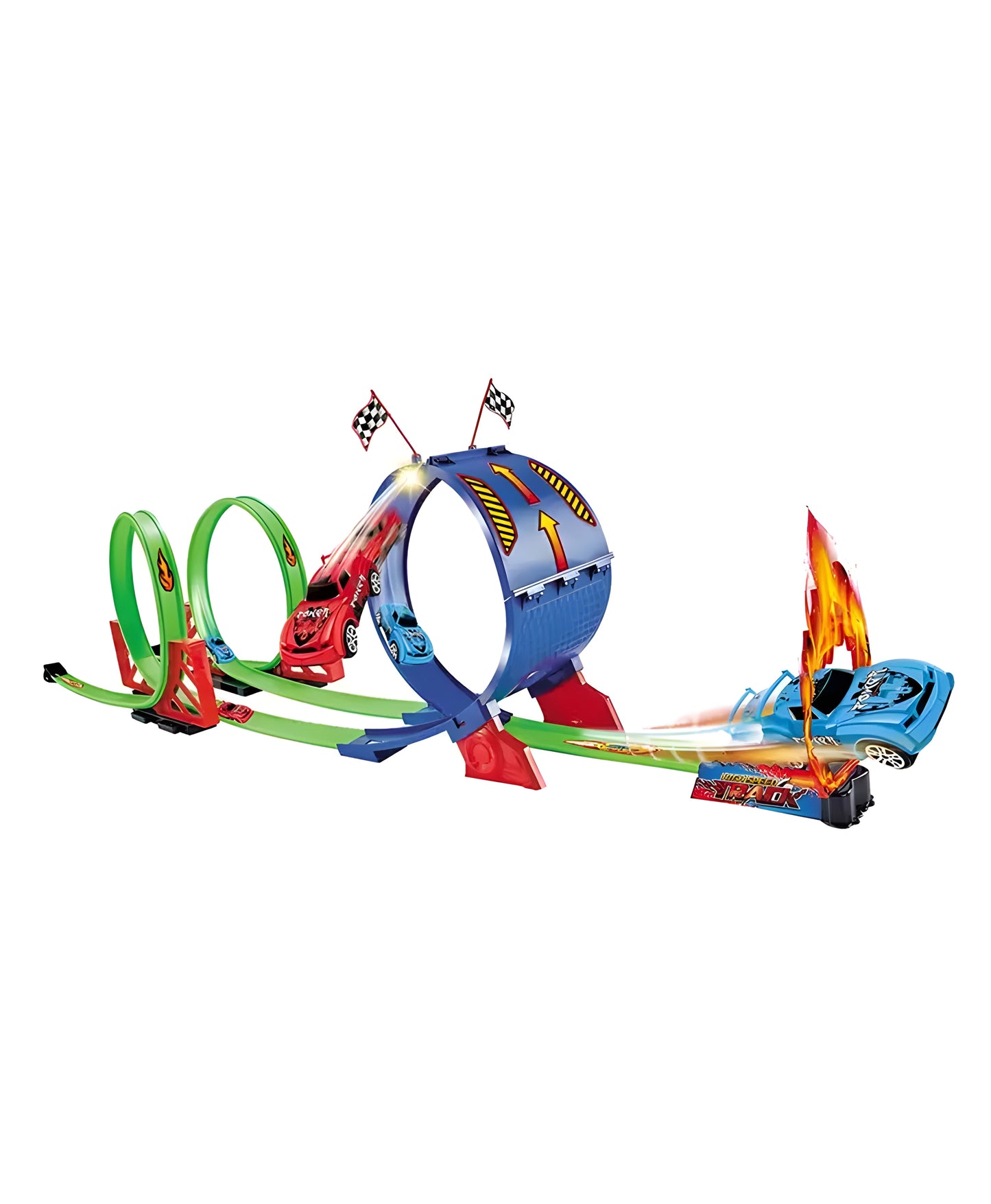 Auto Track toy with two cars