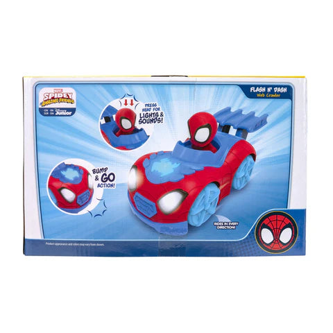 Marvel’s Spidey and his Amazing Friends Flash N Dash Motorised Web Crawler Vehicle