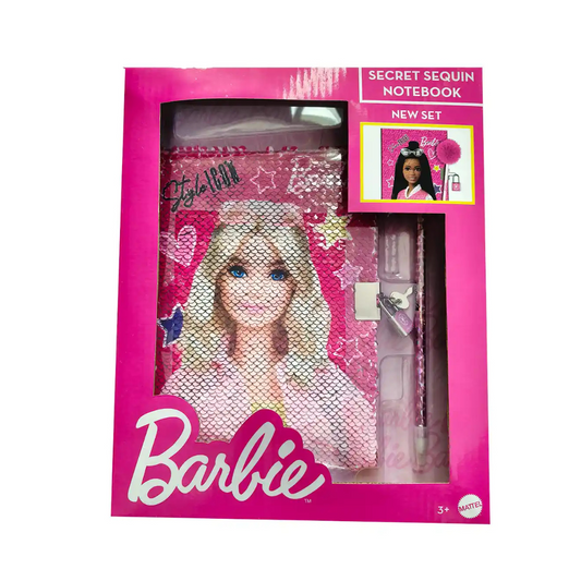 Barbie Secret Sequin Notebook