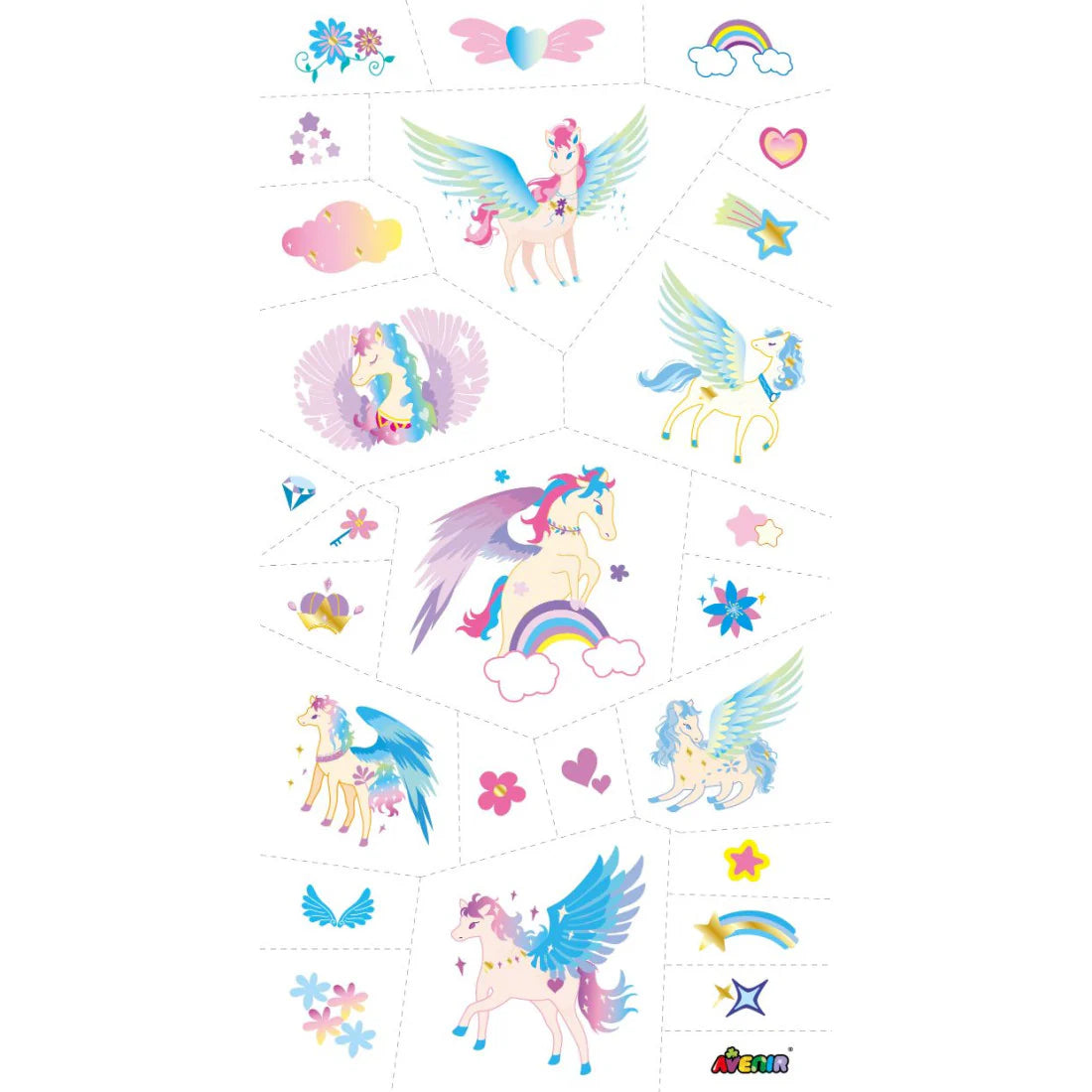 Avenir Tattoo Sticker - Pegasus Series