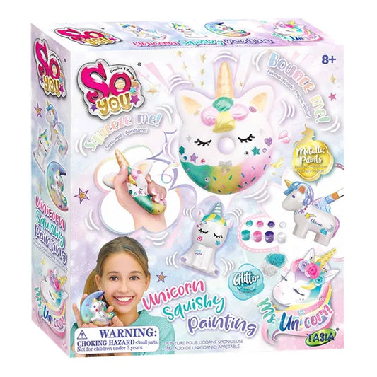 Tasia - So You Unicorn Squishy Painting Set
