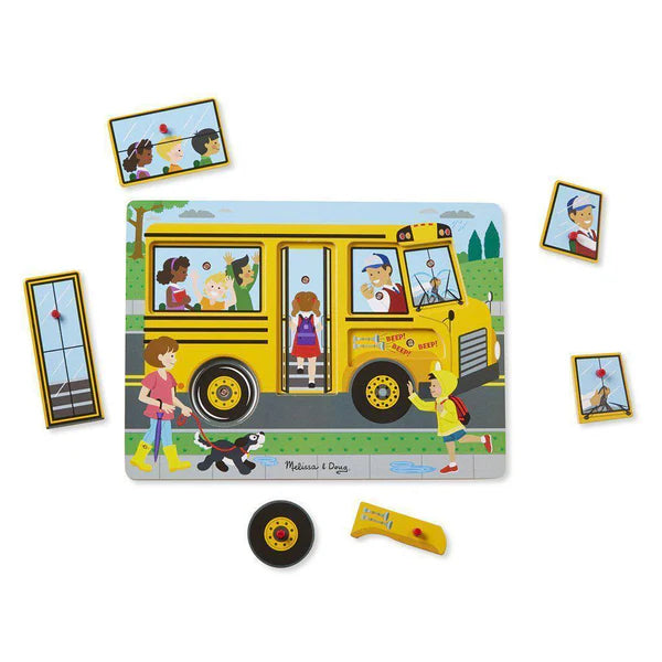 Melissa & Doug The Wheels On The Bus Sound Puzzle