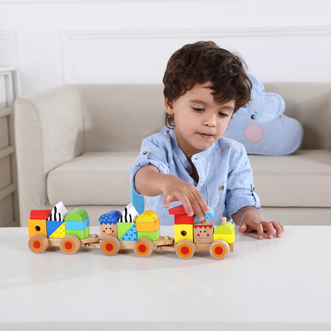 Tooky Toy Stacking Train