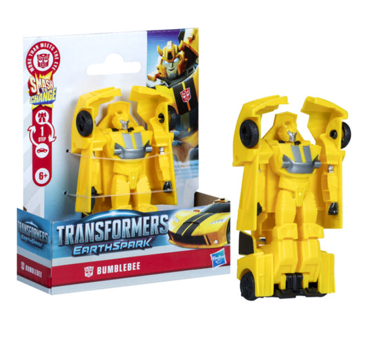 Transformers Earthspark 1-Step Smash Changer Bumblebee