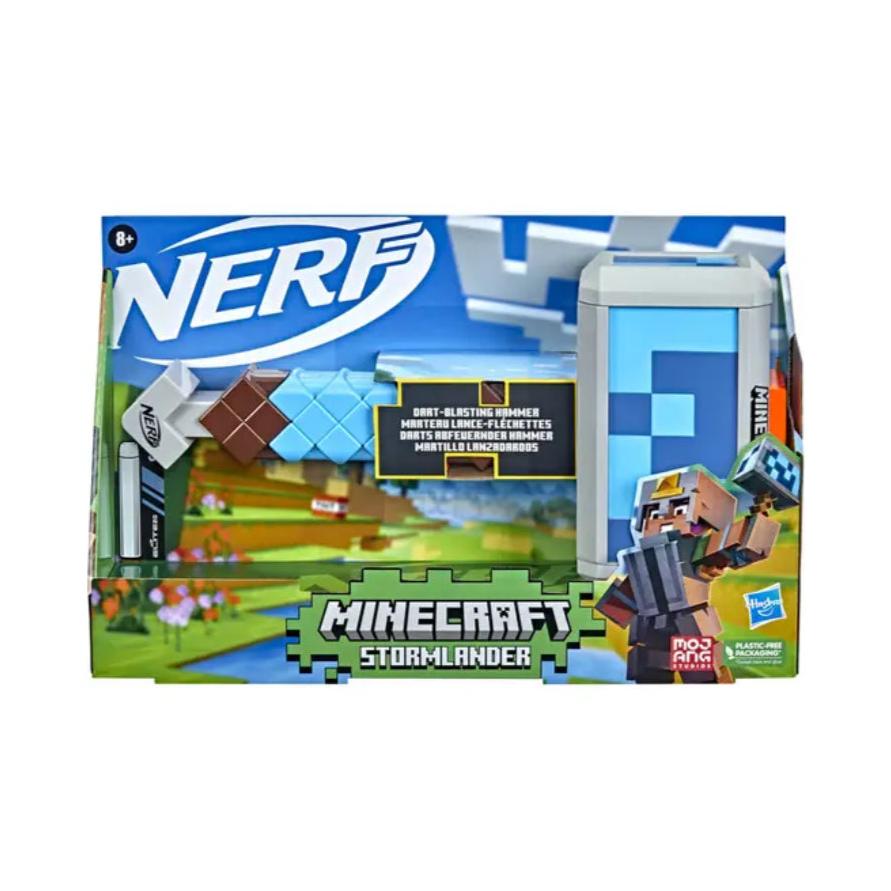 Nerf Minecraft Stormlander Dart-Blasting Hammer