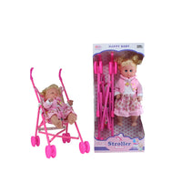 Baby Doll With Stroller