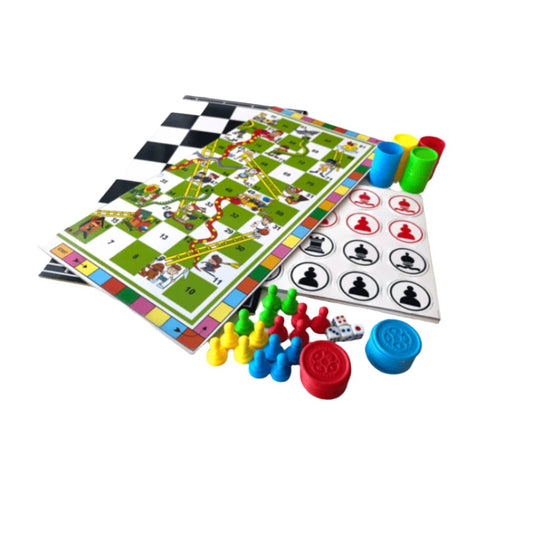 Ultimate 4-in-1 Board Game Ludo