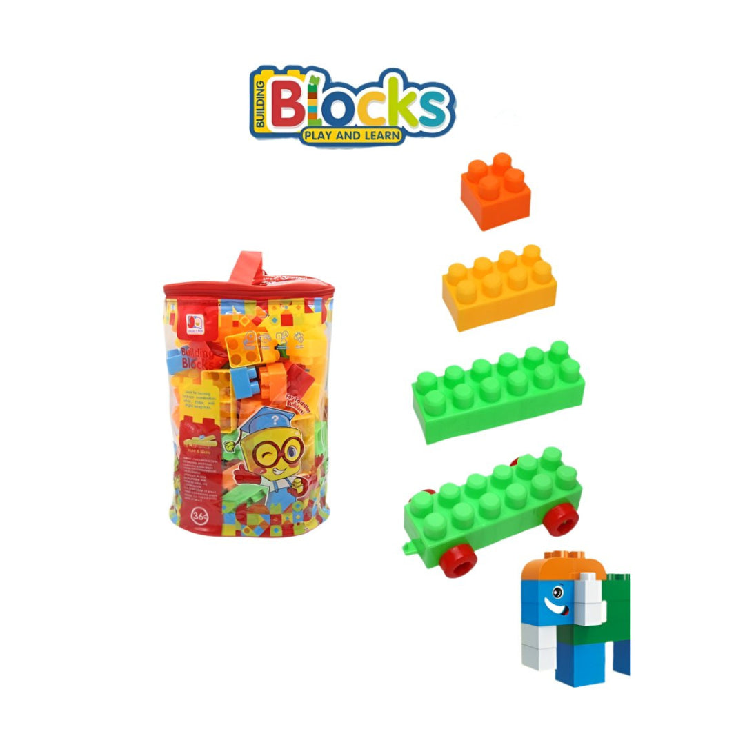 54 Pcs Building Blocks With Bag