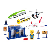 Urban Traffic Vehicle Set With Accessories