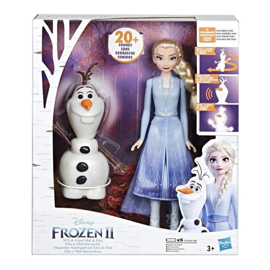 HASBRO Frozen II Talk & Glow Olaf and Elsa