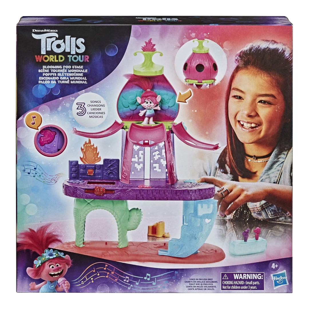 HASBRO Trolls World Tour Blooming Pod Stage Musical Toy