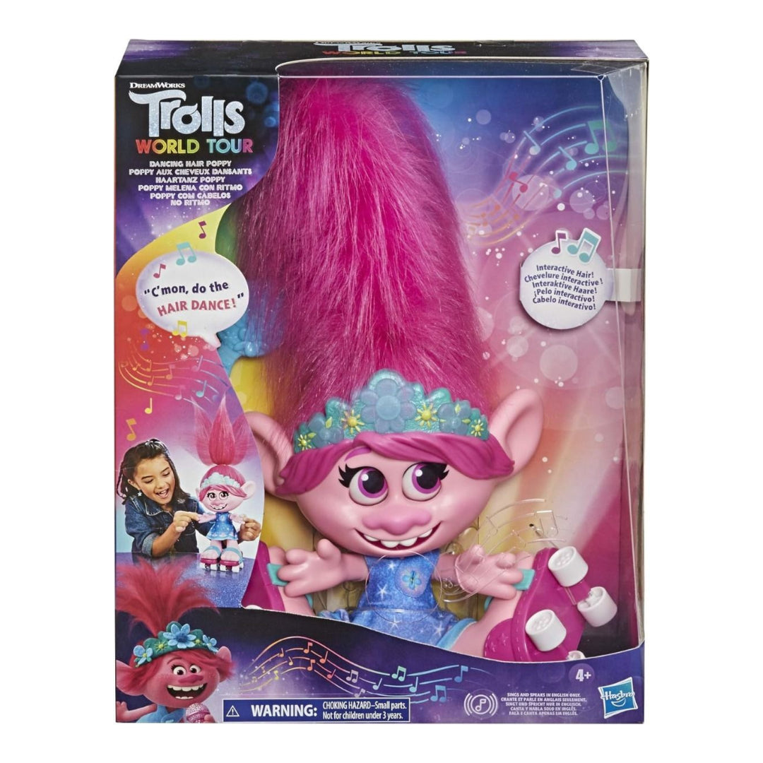 HASBRO Trolls World Tour Dancing Hair Doll