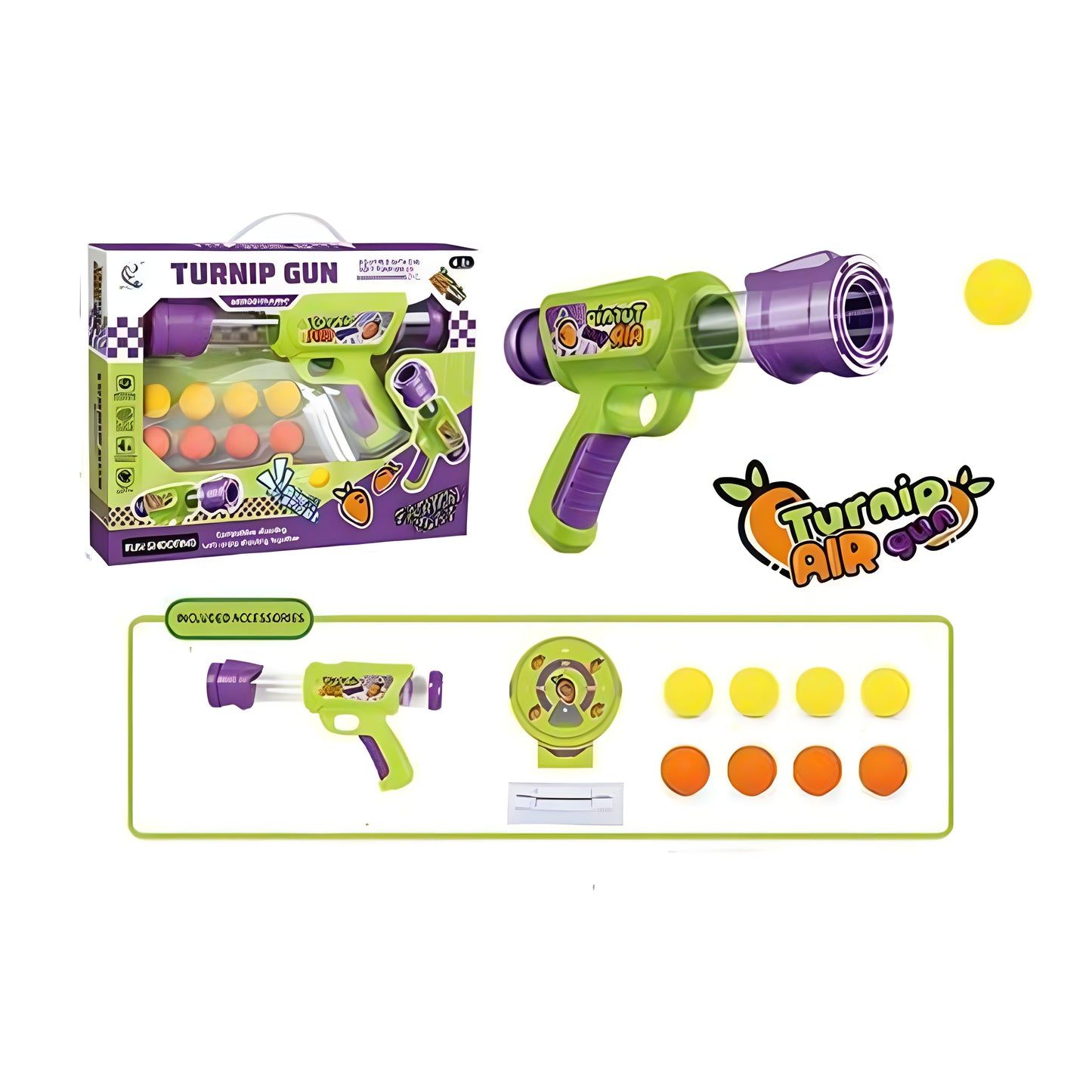 SAFE SOFT FOAM BALL GUN LAUNCHER