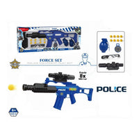 POLICE SET WITH RIFLE