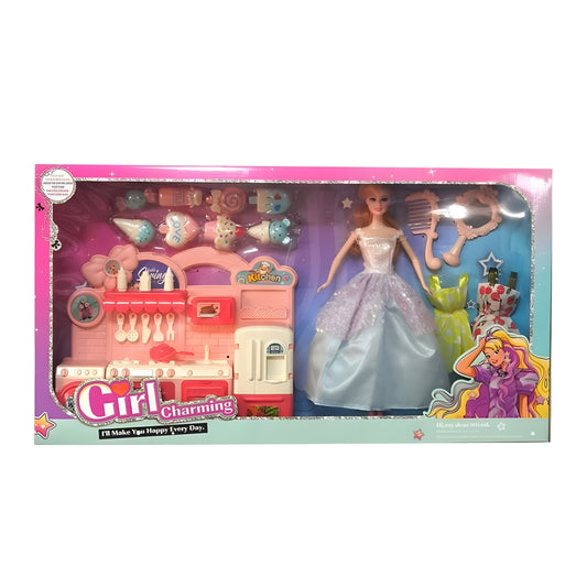 Girl Charming Kitchen Playset