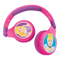 Lexibook Disney Princess 2 In 1 Bluetooth And Wired Headphone