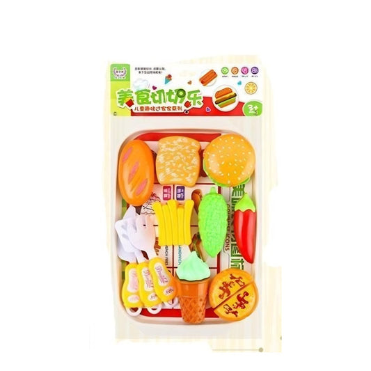 Colorful food playset