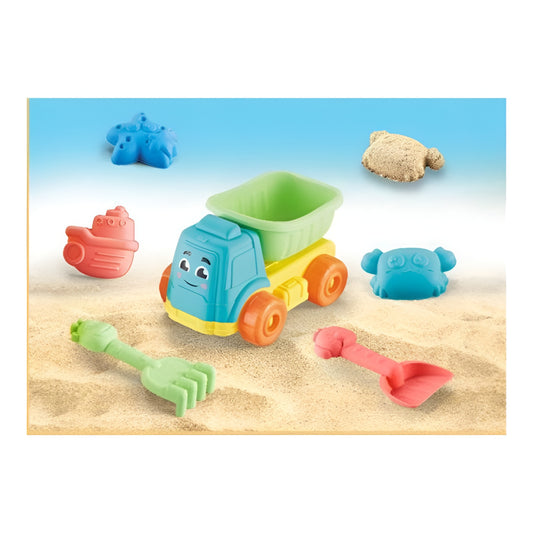 Beach Toy Set With Truck 6 PCS