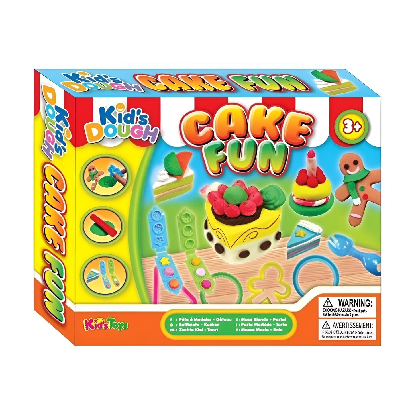 Children's Dough for Modeling Kid's Dough Cake Fun