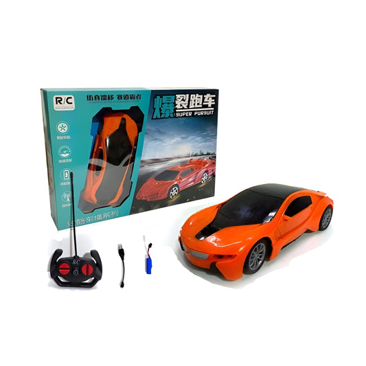 Racing car with remote control