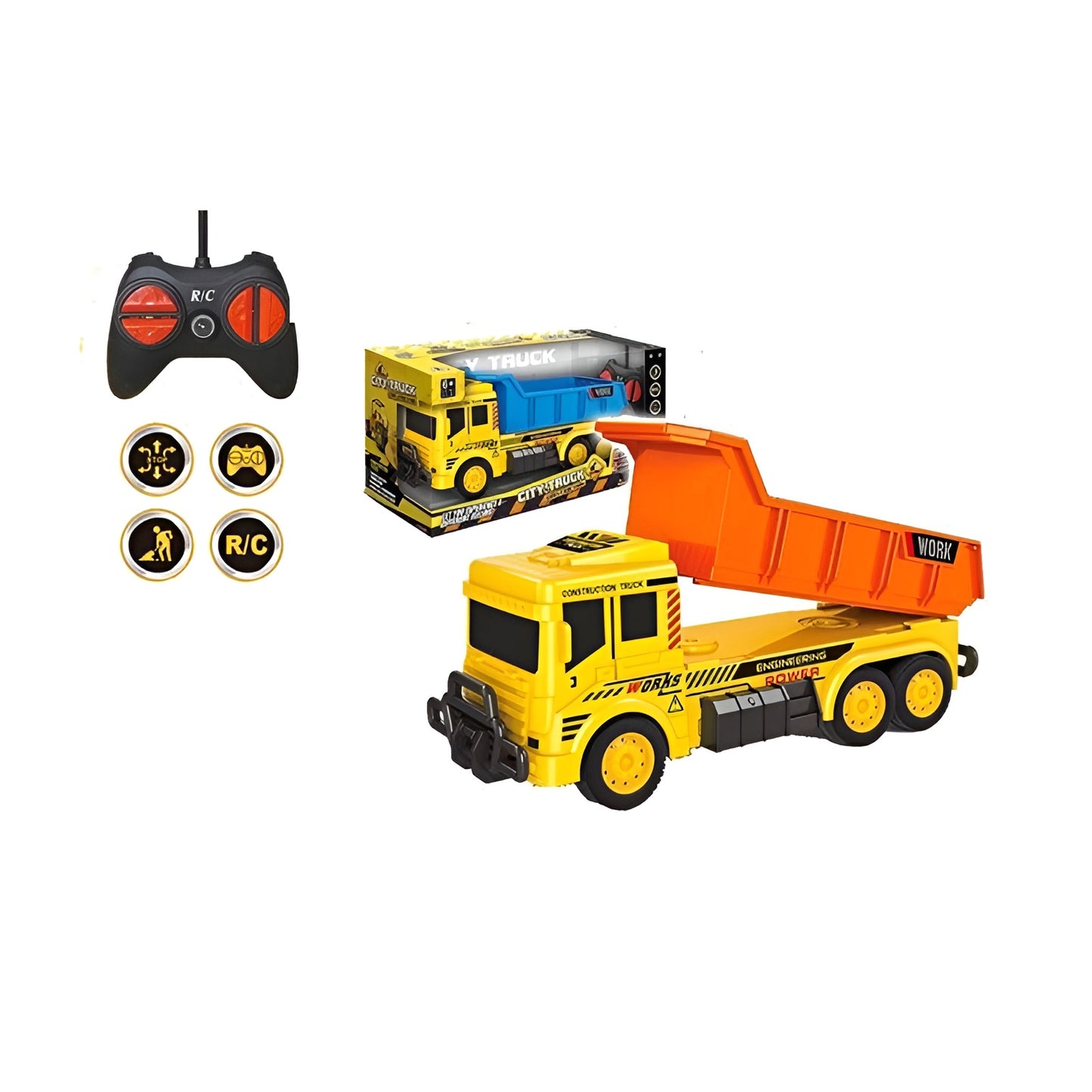 Radio-controlled City Construction dumper Truck