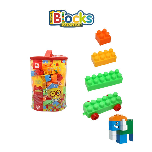 54 Pcs Building Blocks With Bag