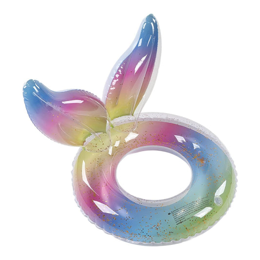 Swimming Ring Leakproof Rainbow Gradient Wings