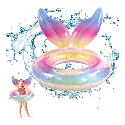 Swimming Ring Leakproof Rainbow Gradient Wings