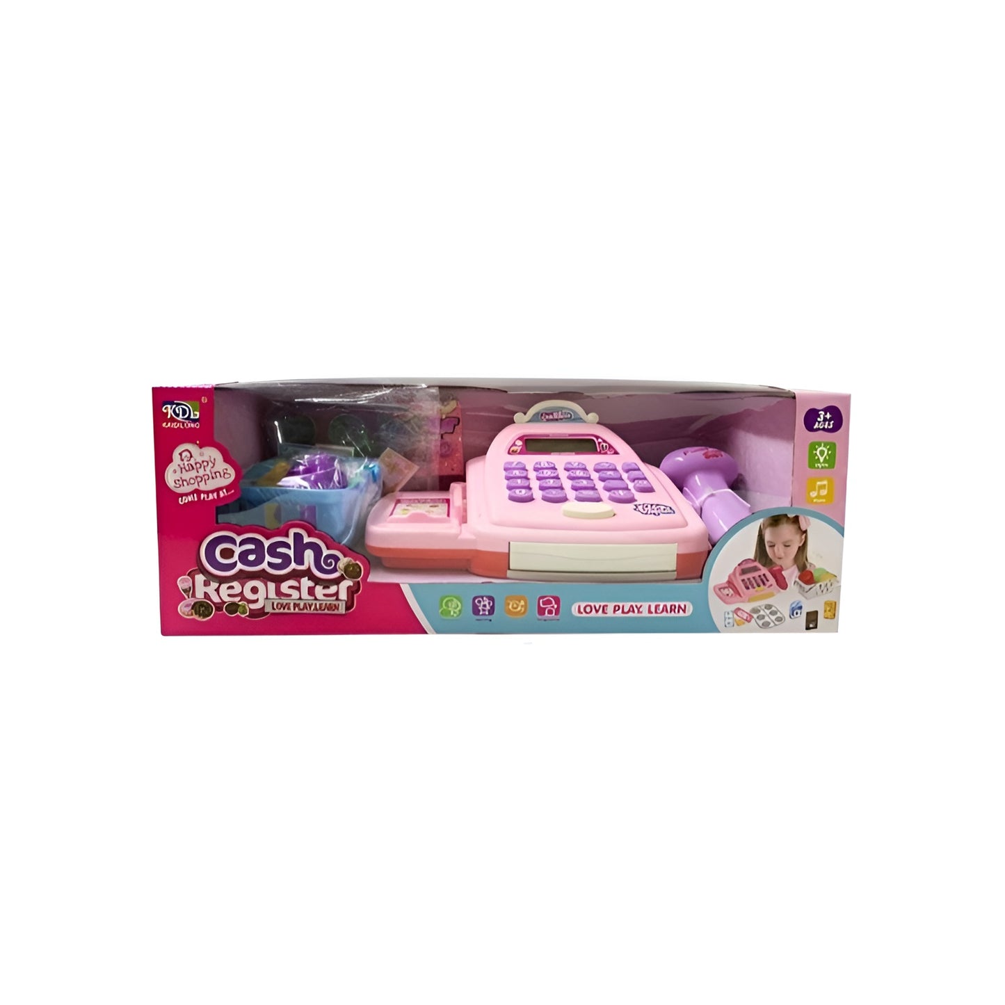 Kids Supermarket Pretend & Play Calculator Cash Register Toy