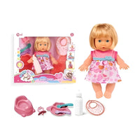 Cute Doll with Feeding Bottles & Accessories