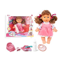 Cute Doll with Feeding Bottles & Accessories