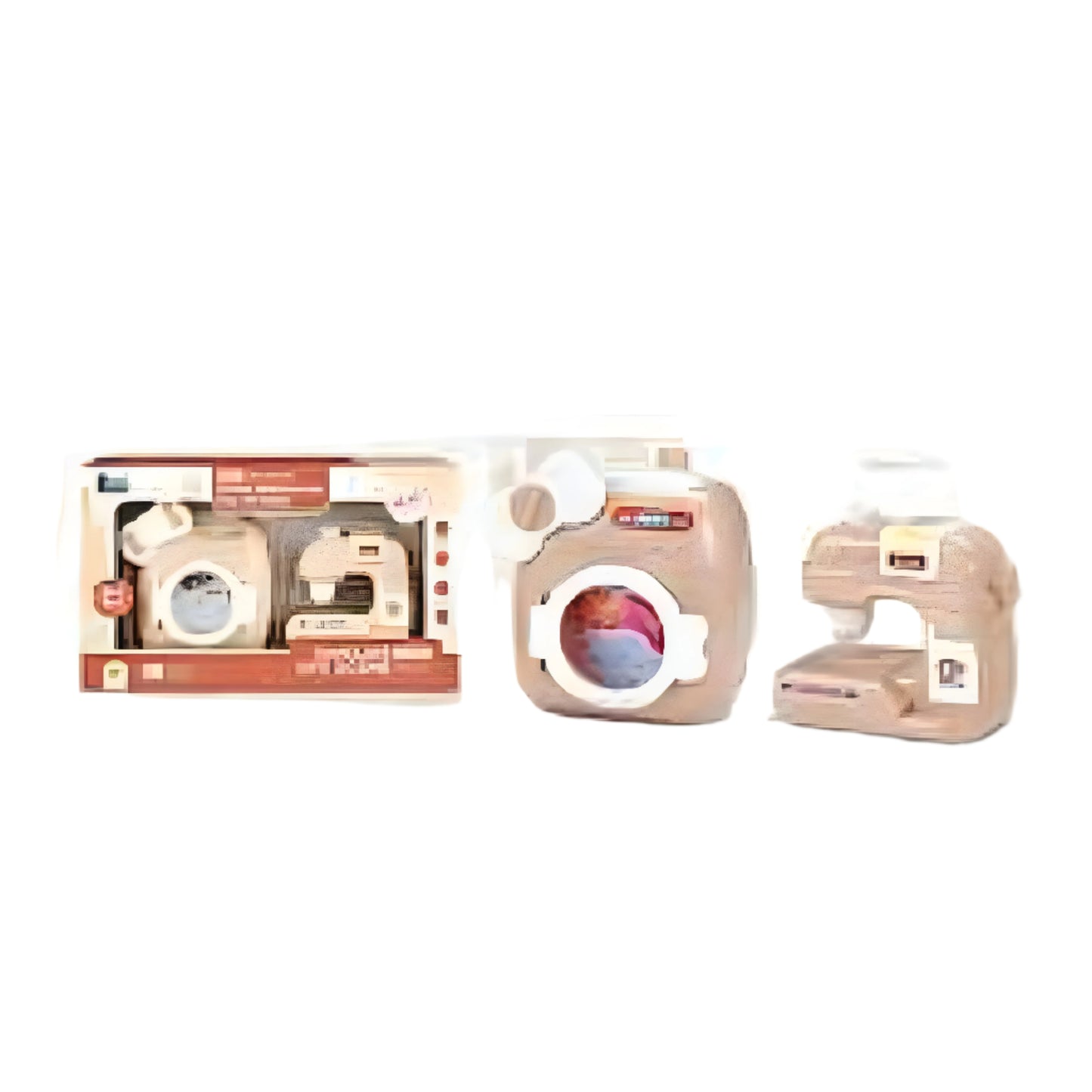 Washing machine and sewing machine game