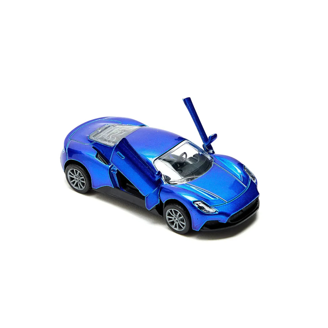 Alloy Collectible BLUE GTR Pull Back Diecast Toy Car