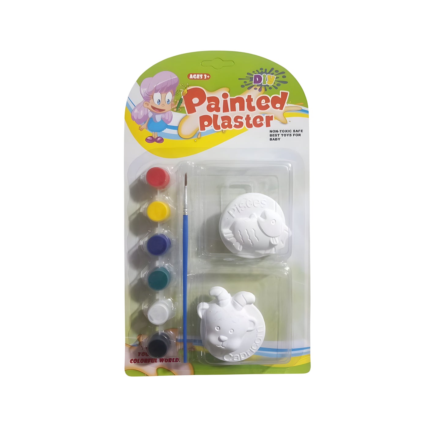 Paint Your Own Plaster Mold Figurines Plaster Painting Set