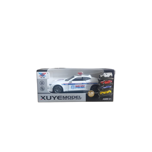 Alloy Police Car Toy - 1:36 Scale