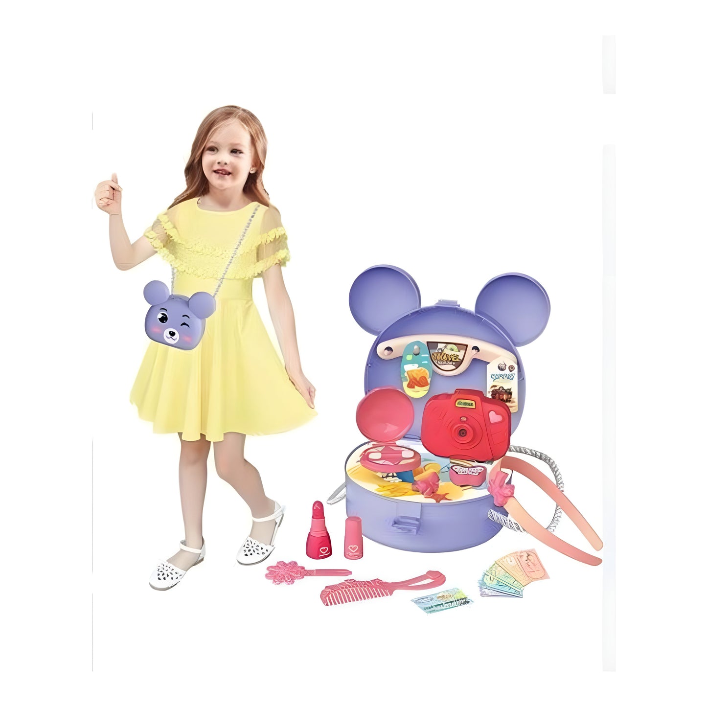 Travel Backpack Kids Vanity Toy