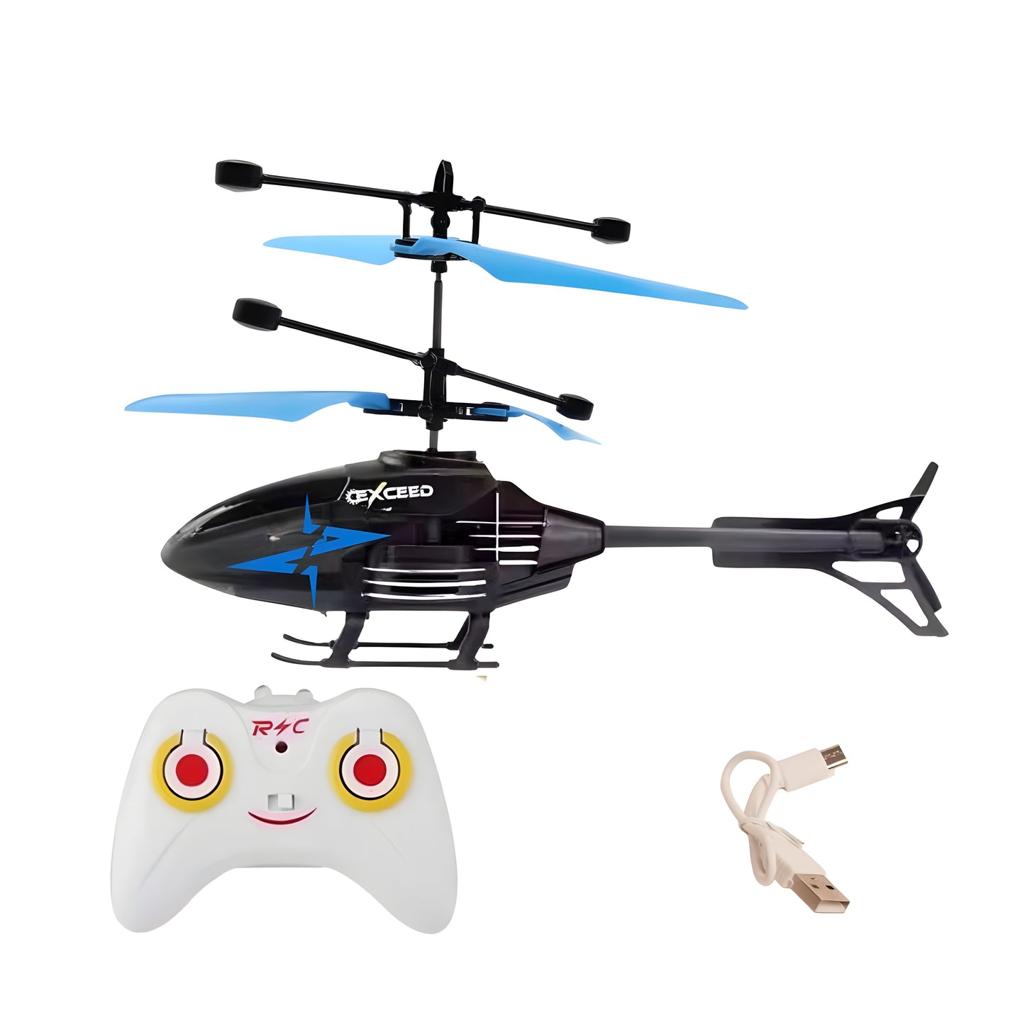 طائرة هليكوبتر ميني Flying (لون صائغ)