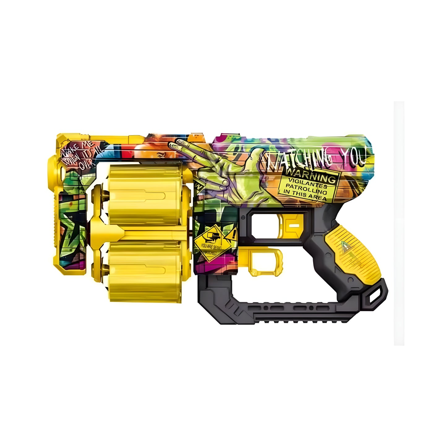Graffiti Themed Soft Bullet Blaster Gun
