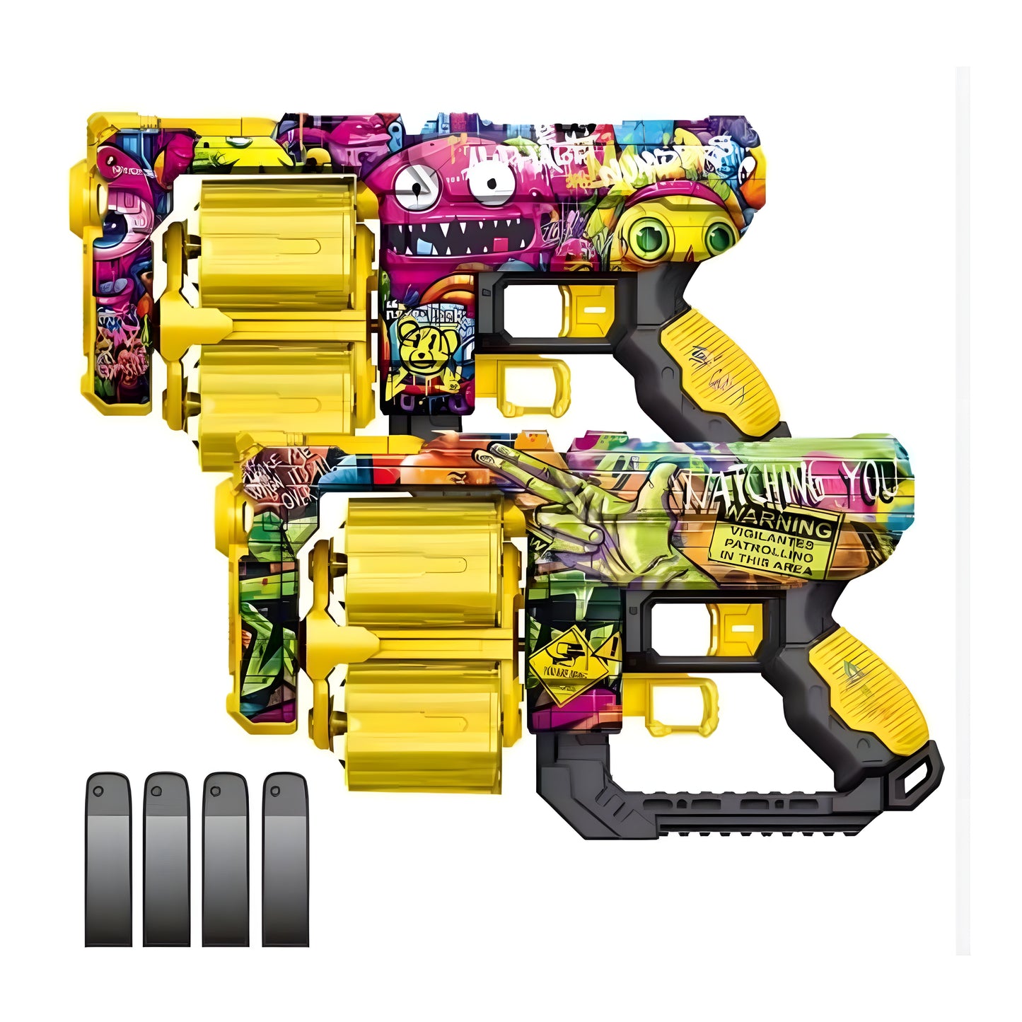 Graffiti Themed Soft Bullet Blaster Gun