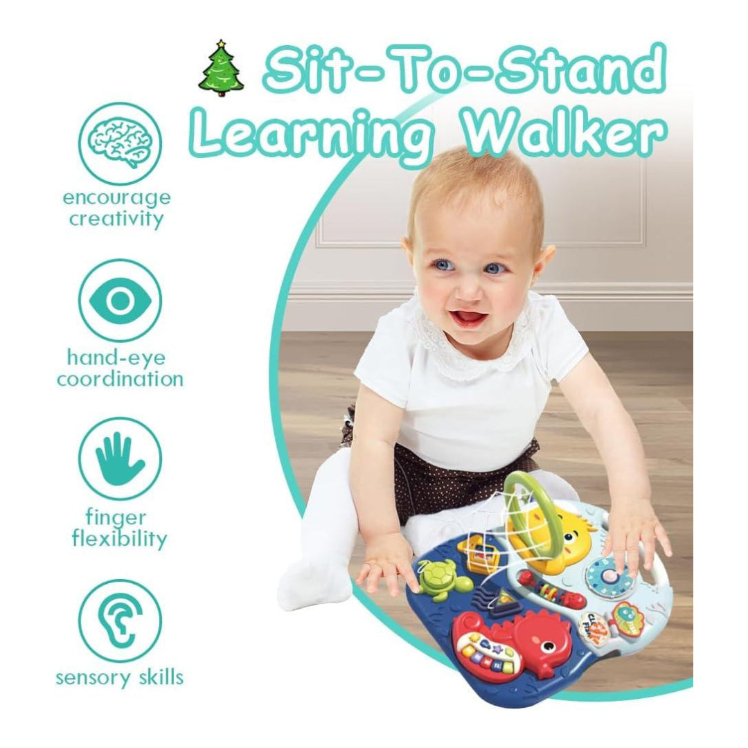 3 in 1 Baby Walker and Activity Center for Baby Girl, Toddler Walker