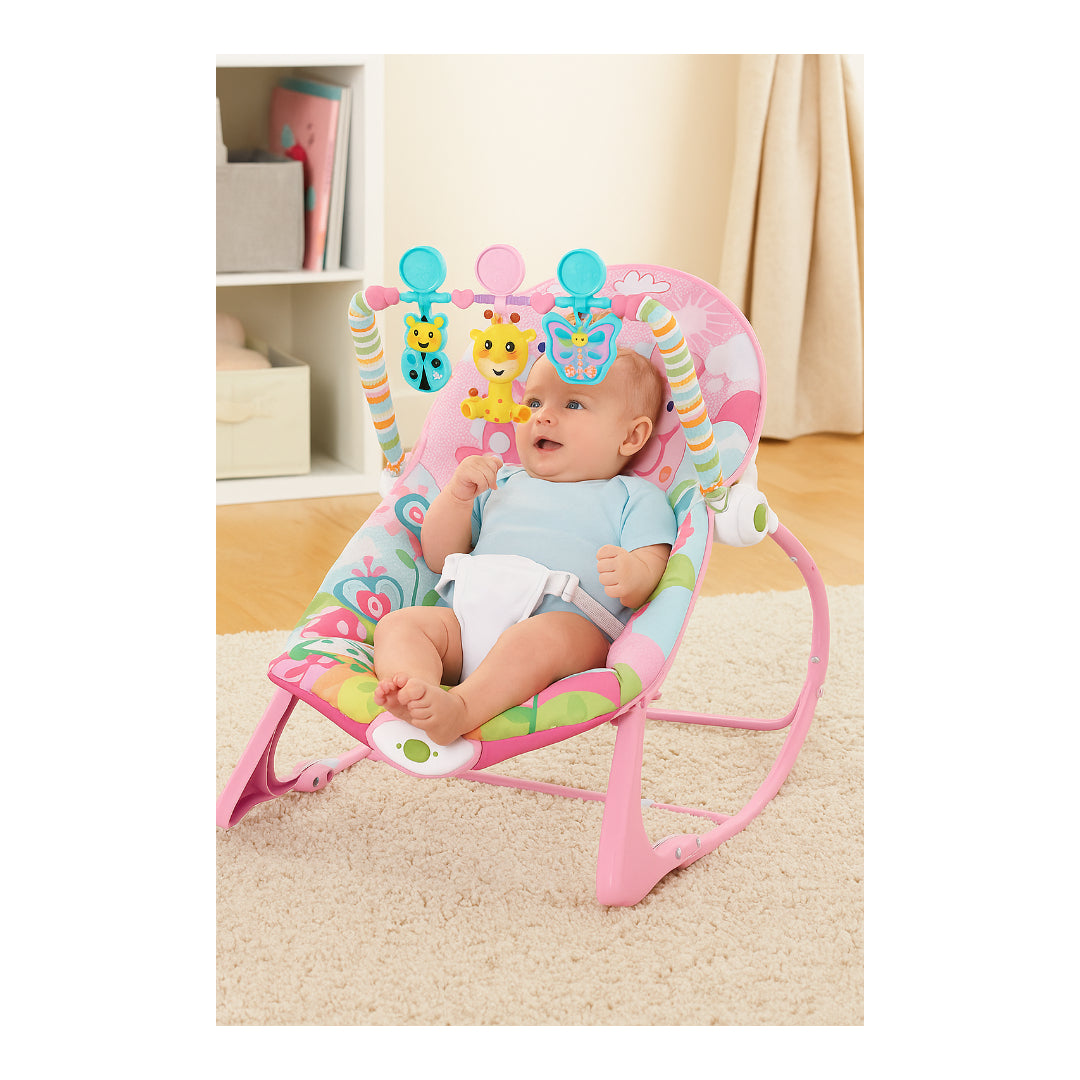 Baby rocking chair automatic soothing vibration multi tasking chair